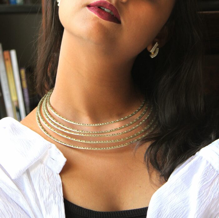 layered hasuli necklace